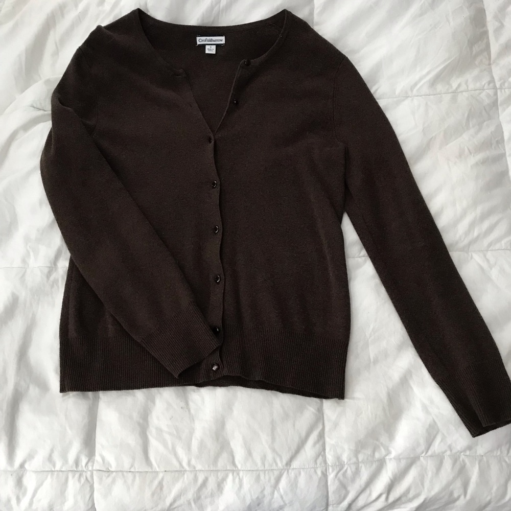 Croft & Barrow brown cardigan